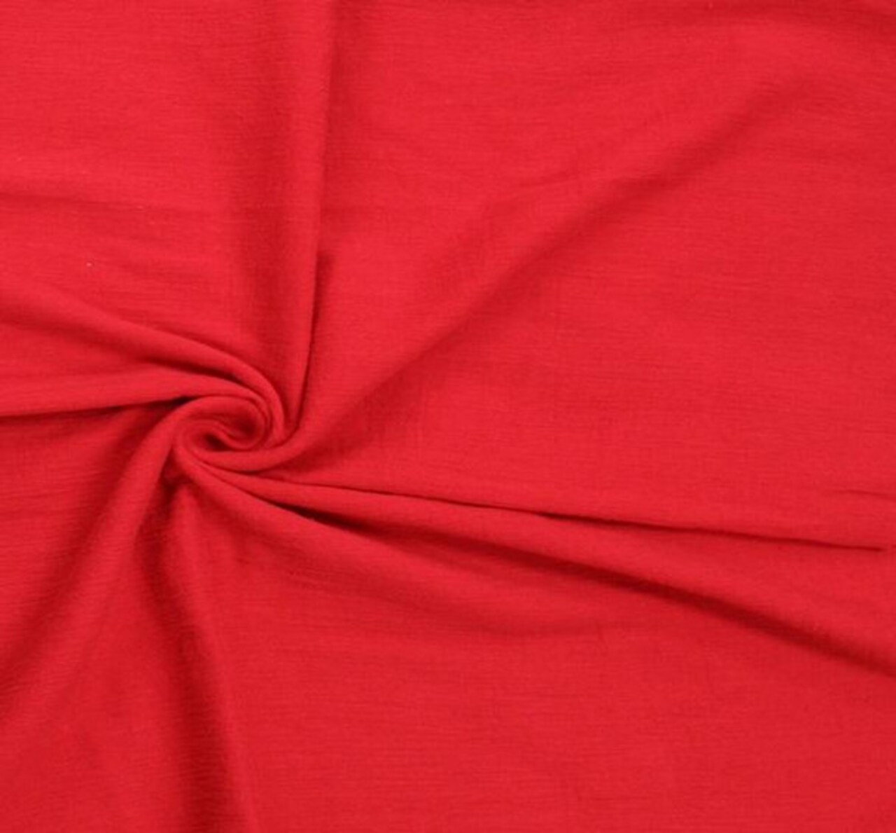 1 Yard Red Cotton Gauze Apparel Fabric 100% Cotton 48/50″ Wide